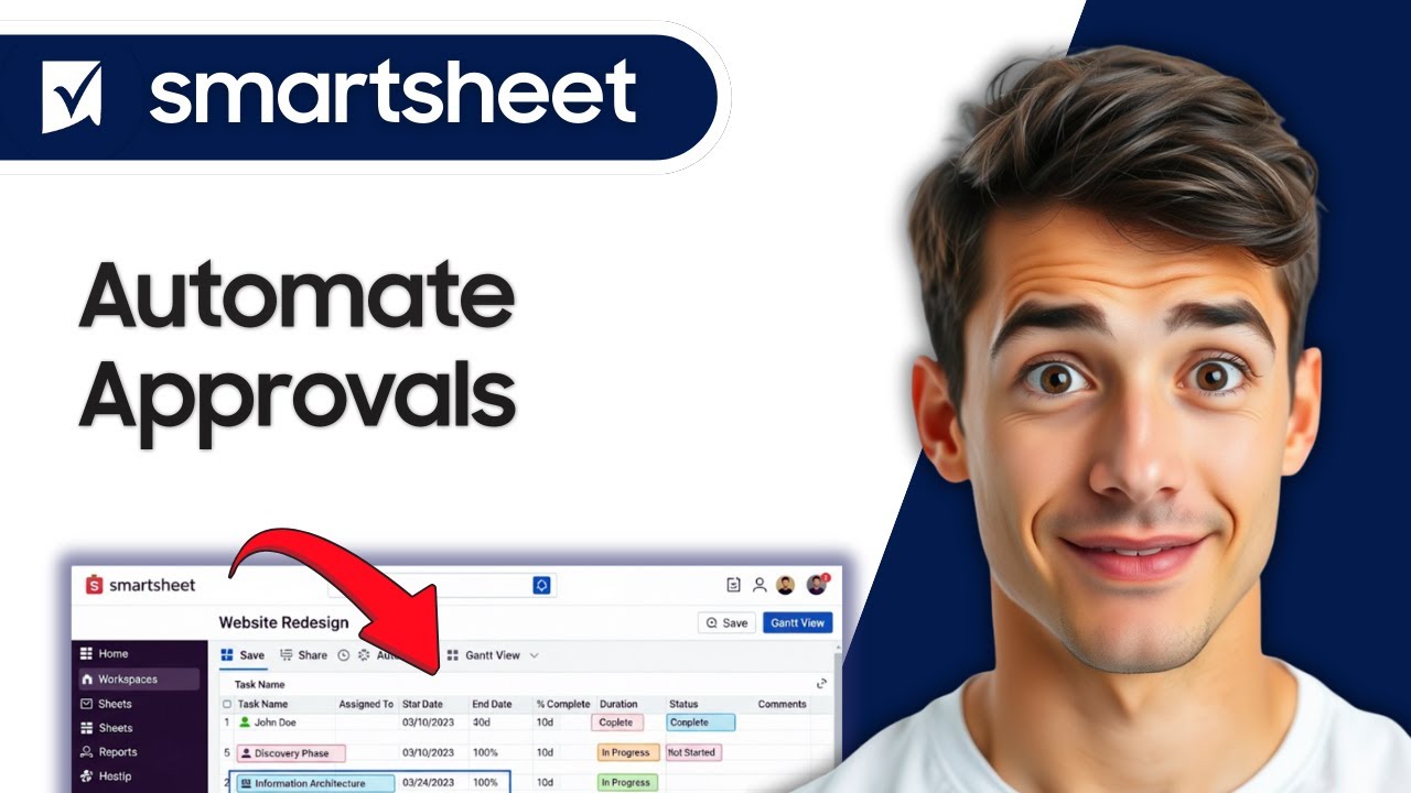 How to Create Automated Approval Process in Smartsheet ! (Easiest Way) (2026 Guide)