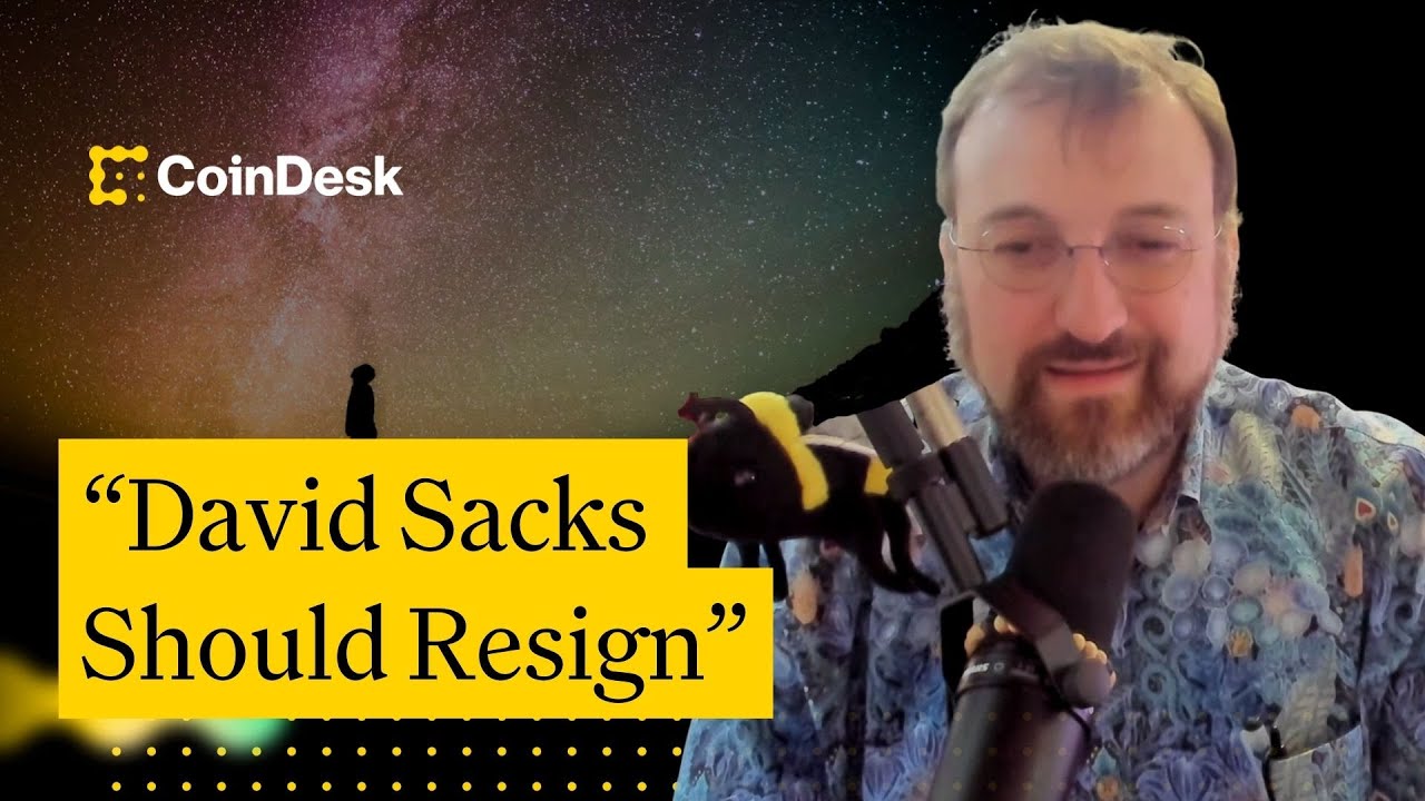 Hoskinson Slams Trump's Crypto Involvement and David Sacks' Leadership