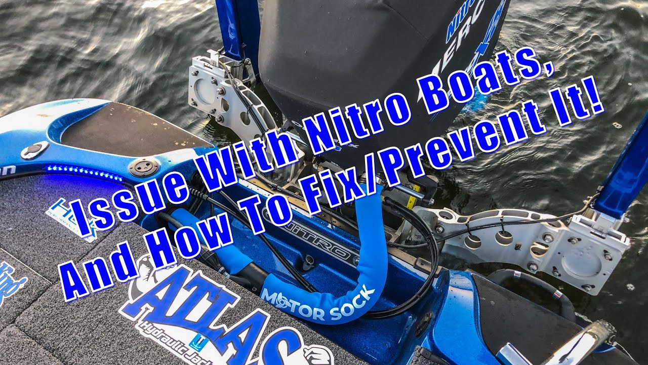 Known Issue With Nitro Boats, and How To Fix It With A Motor Sock!