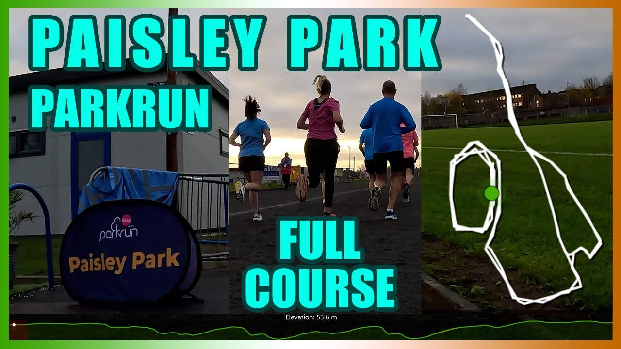 Paisley Park Parkrun, Belfast NI - full course + data for nerd runners