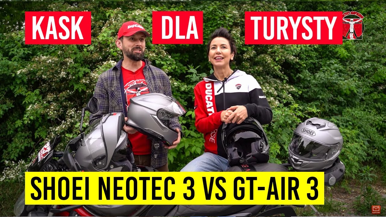 Shoei Neotec 3 vs GT-Air 3 - szczęka czy integral? Porównujemy kaski turystyczne.