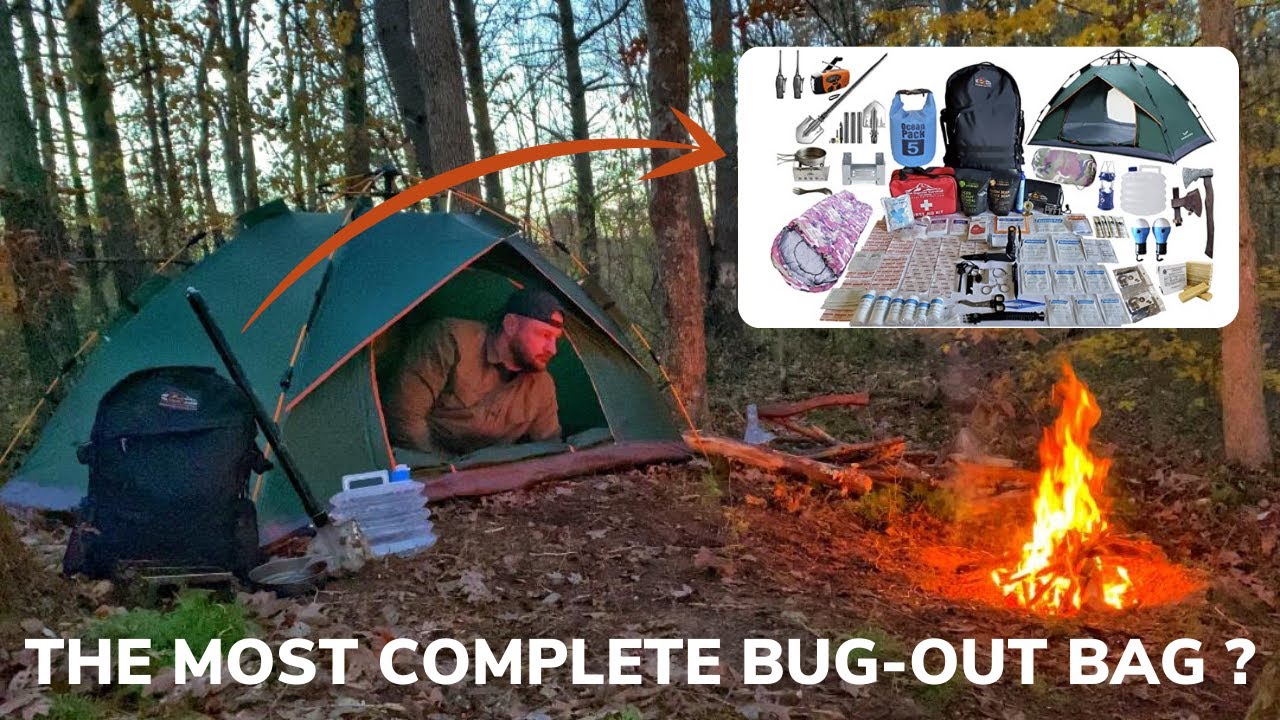 Solo Overnight Testing The Most Complete Bug Out Bag On Amazon and Bison Beer Black Bean Chili