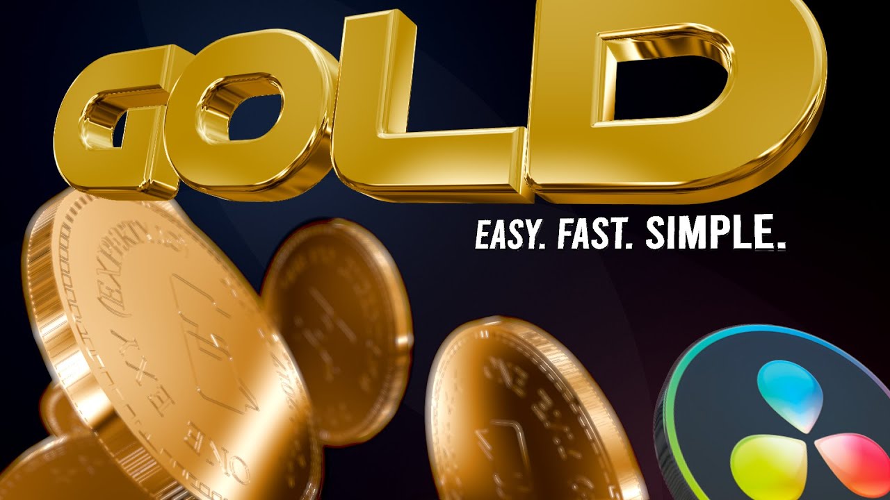 Golden Elegance: Create Stunning Gold Textures in DaVinci Resolve | Fusion Tutorial