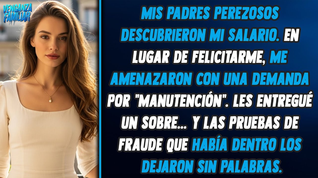 Mis vagos padres supieron cuánto gano. En vez de felicitarme, me exigen la mitad o...