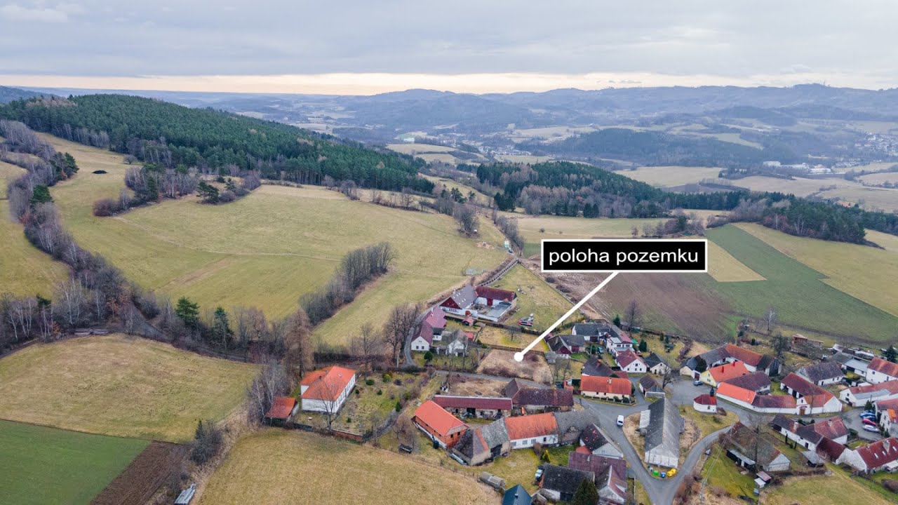 Prodej stavebního pozemku, 692 m2, Horosedly u Čkyně
