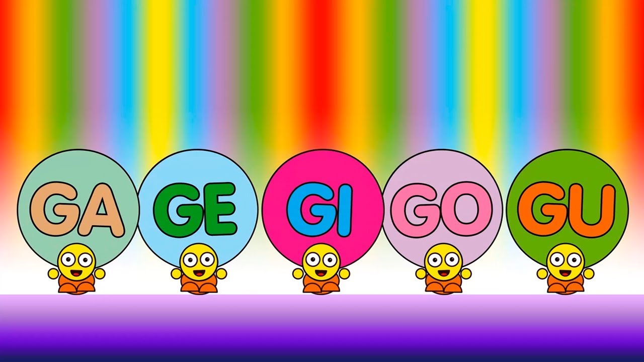 GA GE GI GO GU  - CRIANÇAS  INTELIGENTES - AEIOU