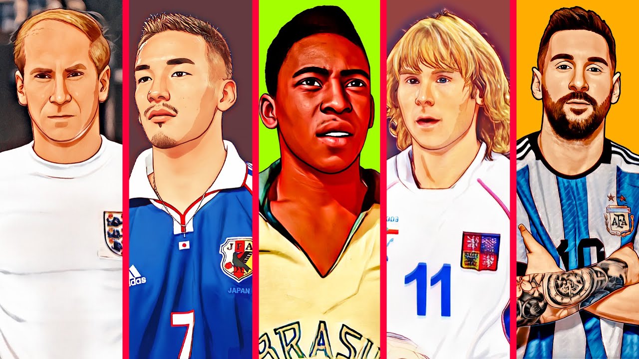 O Maior jogador da história DE CADA PAÍS - 50 Seleções