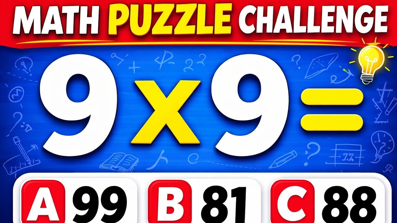 🔴 LIVE Math Puzzle Challenge | Test Your Brain & Solve If You Can