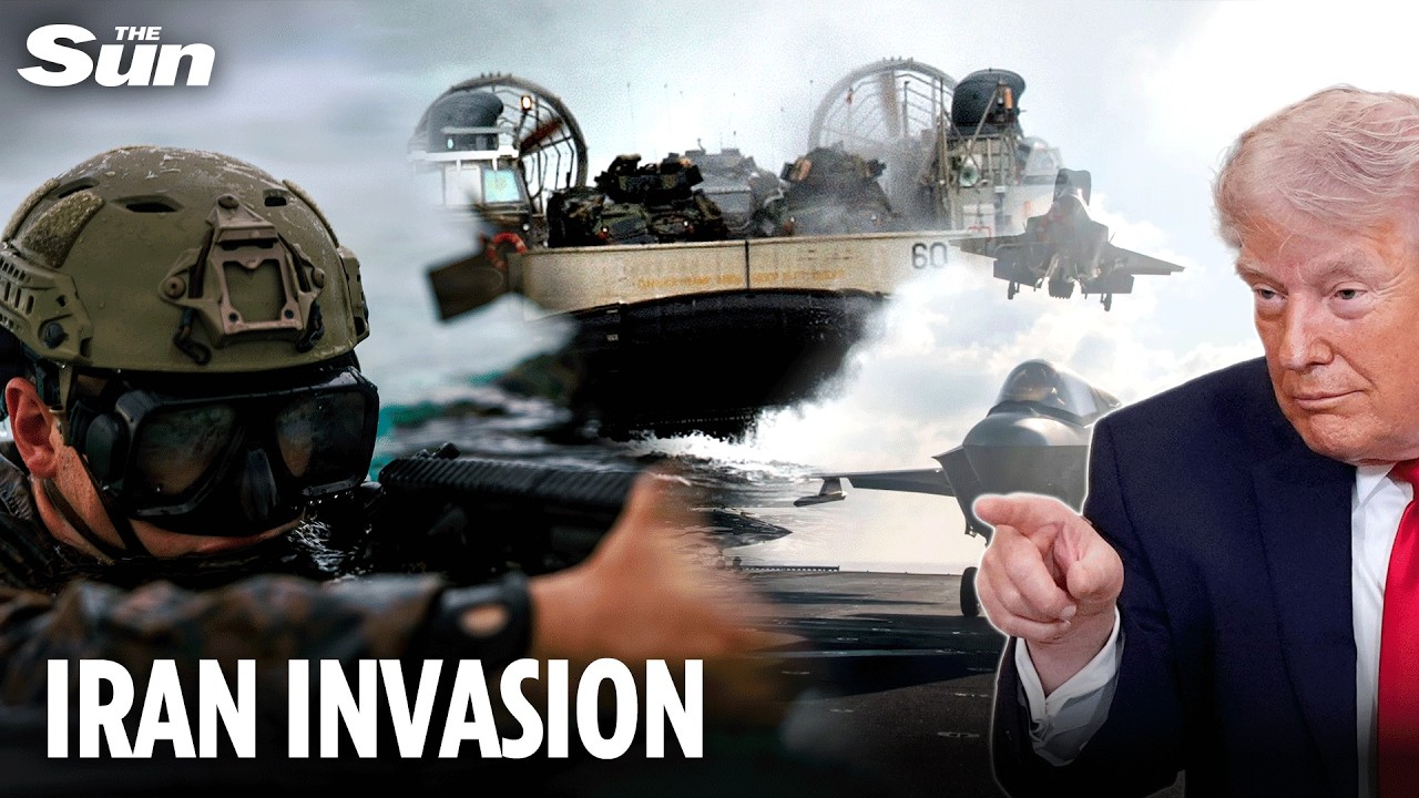 Hovercrafts & drone lasers deployed: Trump&rsquo;s forces ready to land in Iran