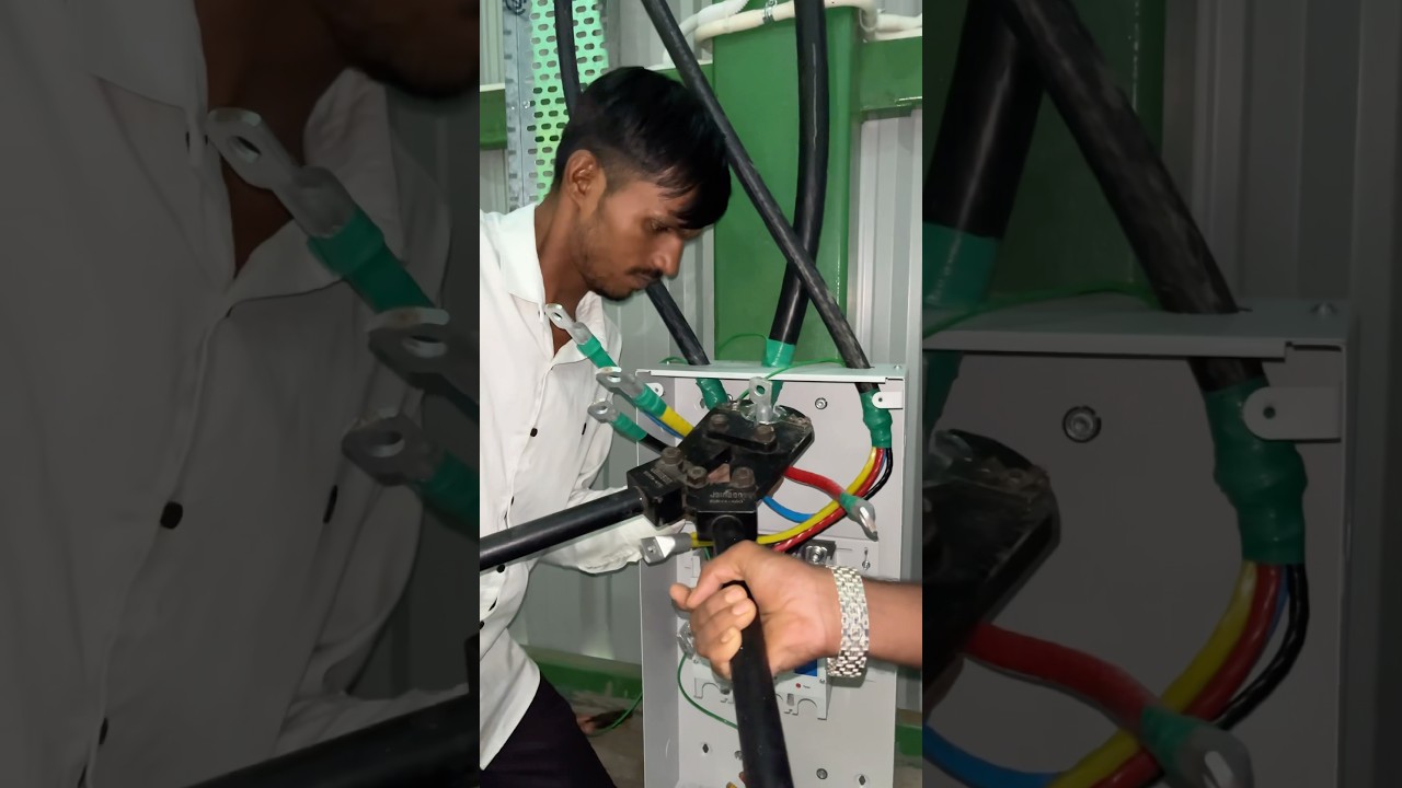 120mm elyuminiyam cable lug presing #trending #electrical #shorts #wire #cable
