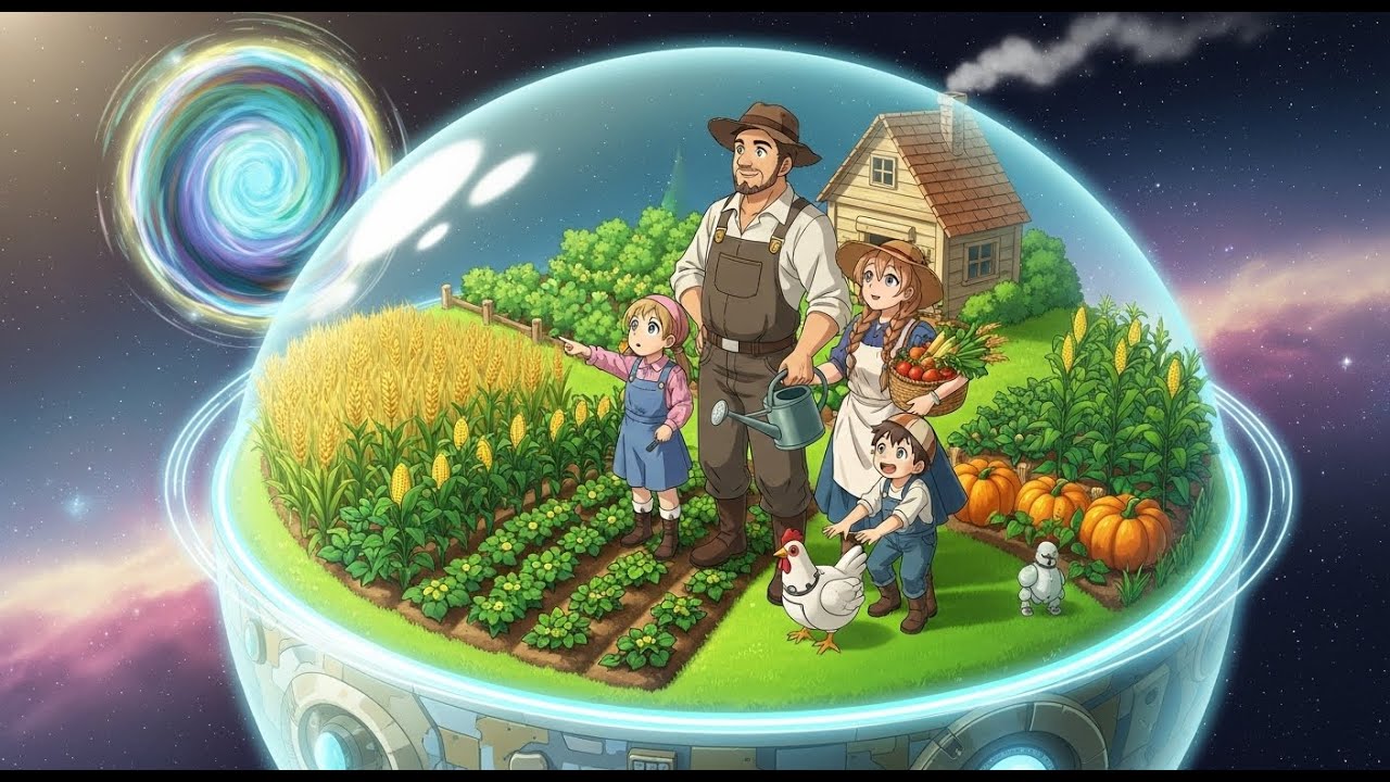 Farming Space: The whole family travels through time to escape famine - Part 1