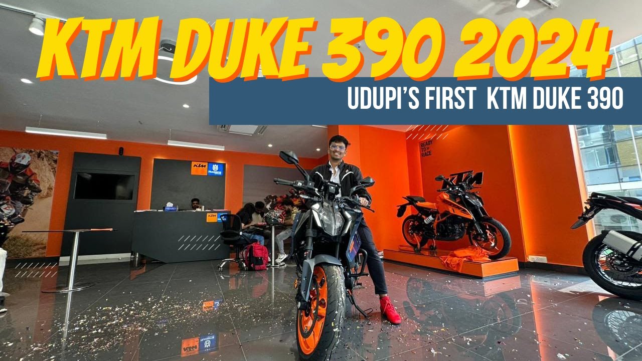 UDUPI'S 1st KTM DUKE 390 DELIVERY 😍😍🔥🔥#ktmduke390 #newduke390 #vlog