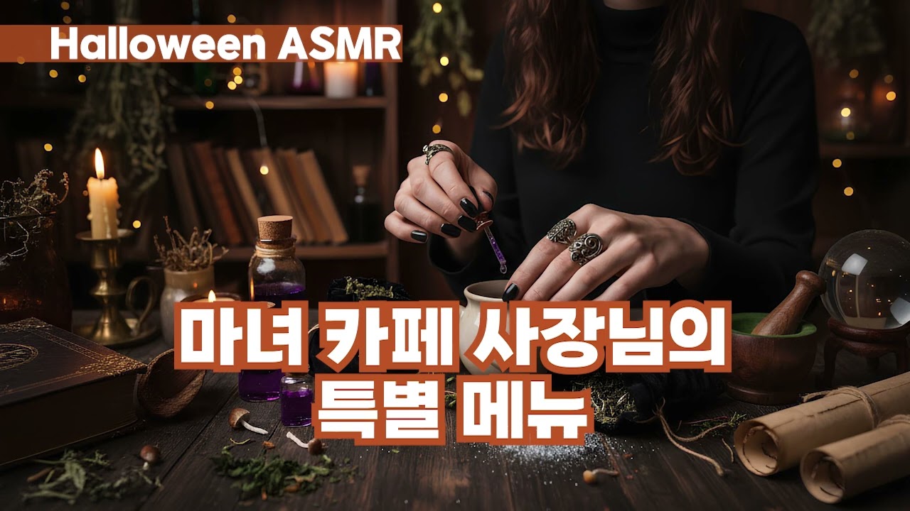 [여자ASMR] #192 마녀 카페 사장님의 특별 메뉴 (할로윈 ASMR/롤플)