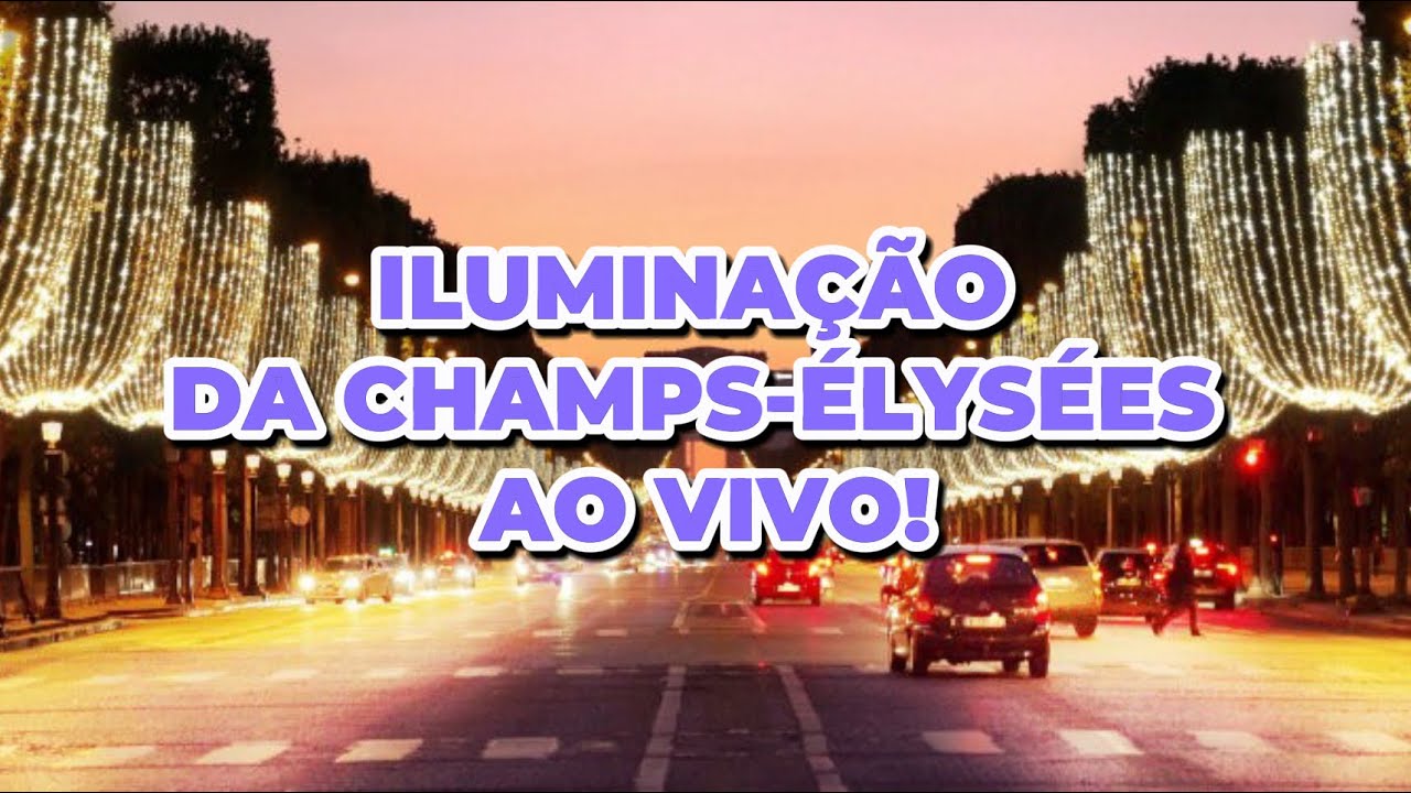 🔴AO VIVO EM PARIS! As decora&ccedil;&otilde;es de Natal da CHAMPS-&Eacute;LYS&Eacute;ES!! #natal #champselysees #paris