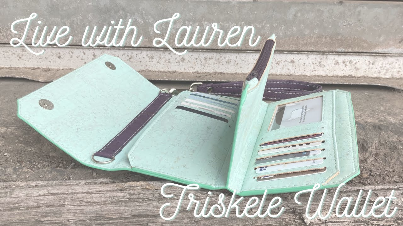 Live Sewing with MoreMeKnow: Triskele Wallet
