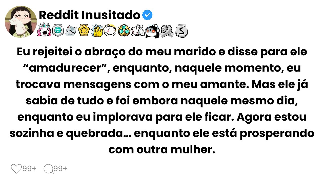 Eu rejeitei o abraço do meu marido e disse para ele 