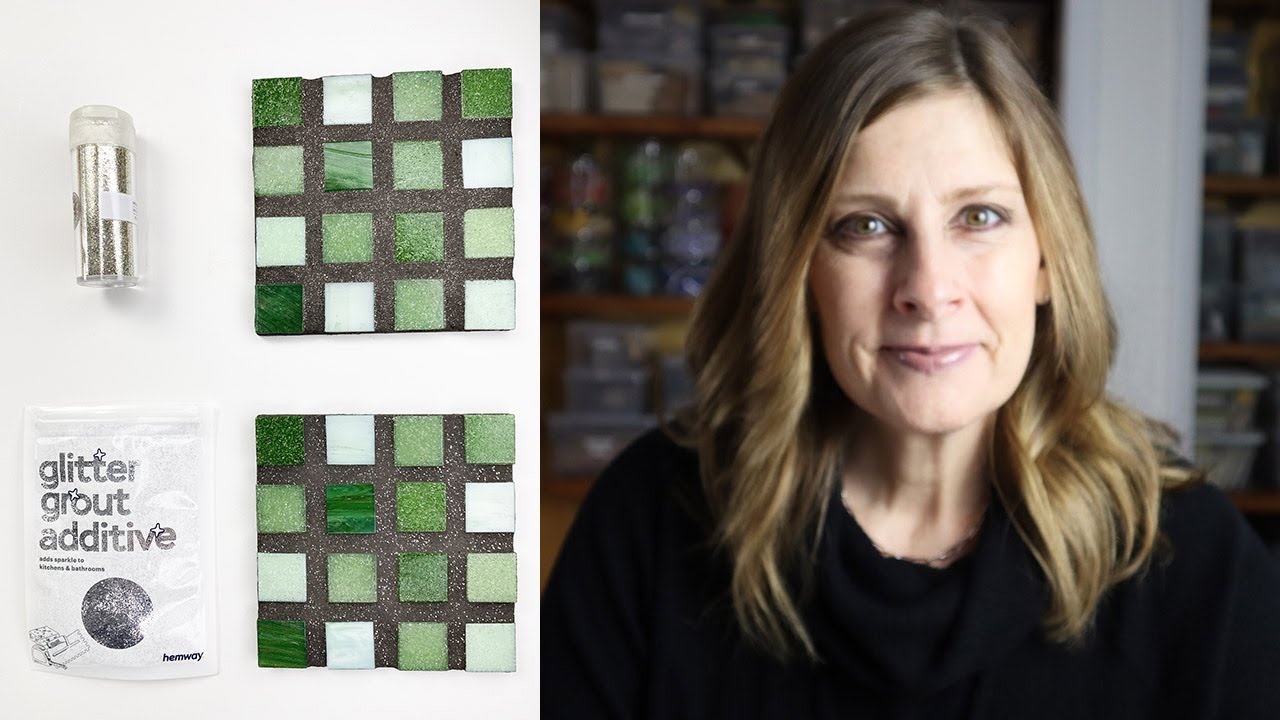 HOW TO MAKE GLITTER GROUT FOR MOSAIC | Craft Store Glitter v. Specialty. Which one is best for you?