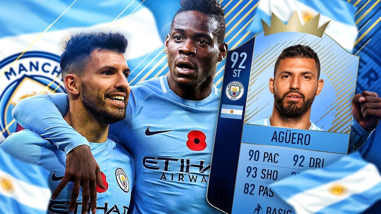 OMG MAN CITY MIRACLE! 92 AGUERO & BALOTELLI! THROWBACK MANCHESTER CITY SQUAD! FIFA 18 ULTIMATE TEAM