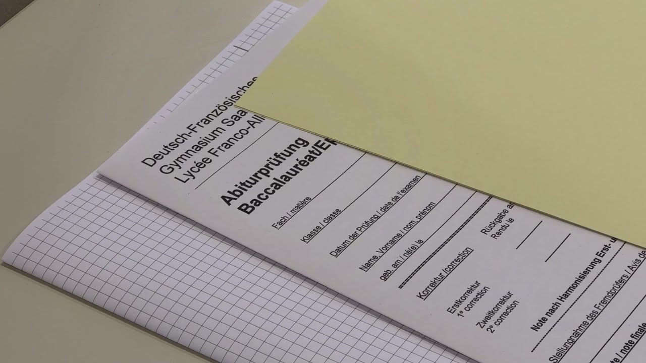 Au lycée franco-allemand, les élèves passent le bac