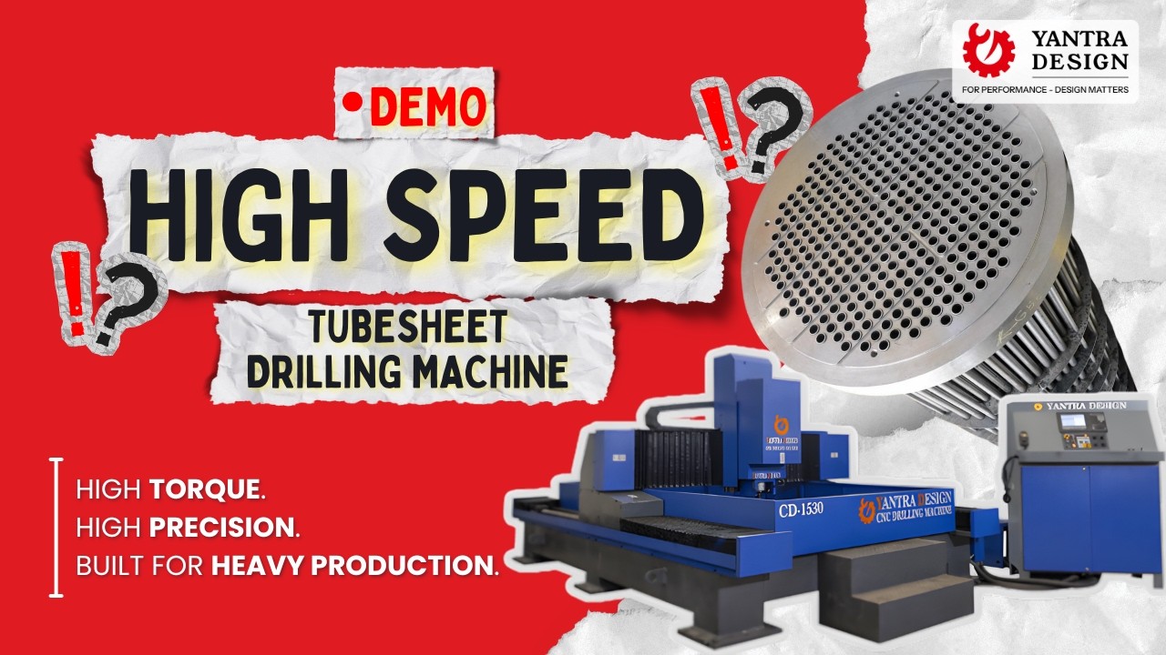 CNC Tubesheet Drilling Machine in Action | Heavy Metal Precision Engineering