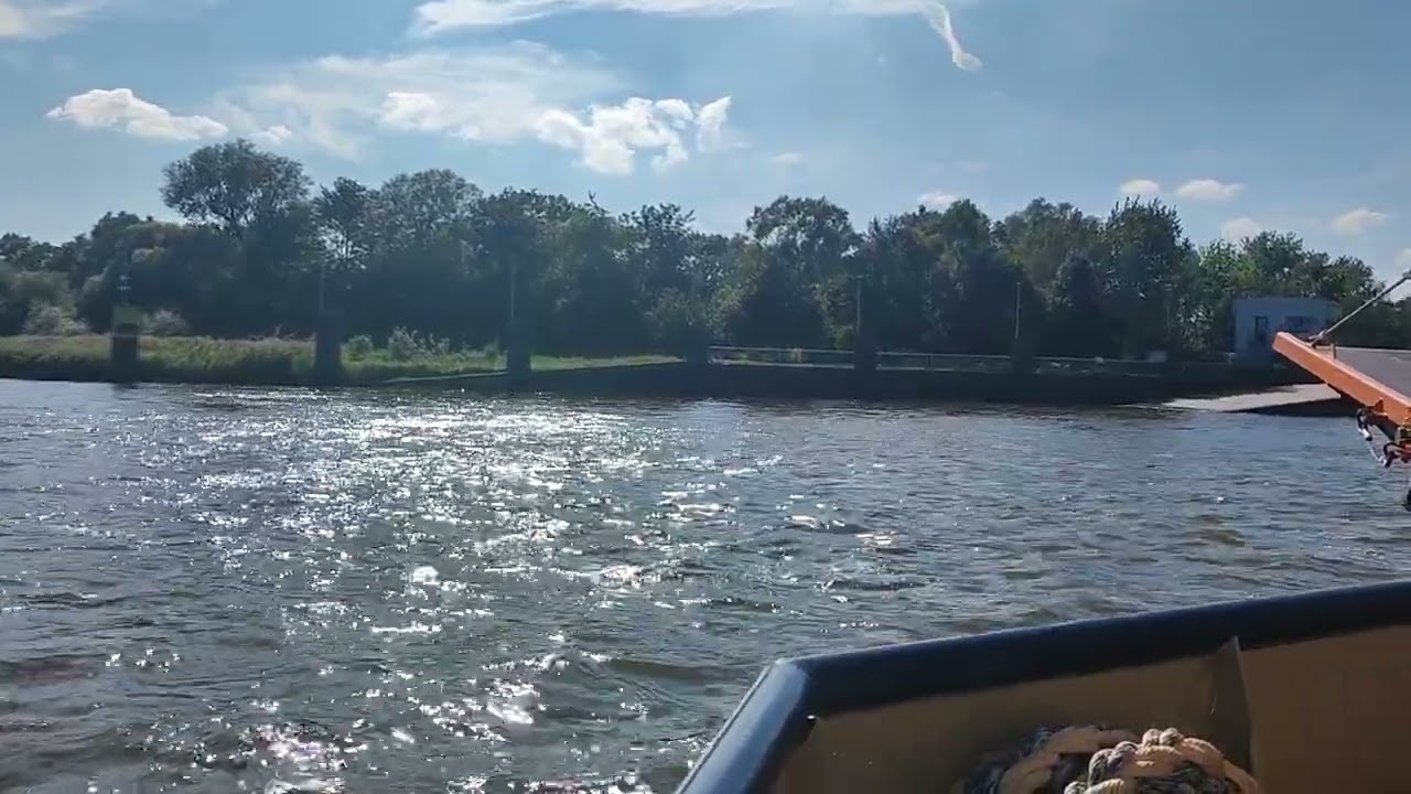 Fährüberfahrt Juliusplate auf der Weser von Farge nach Berne