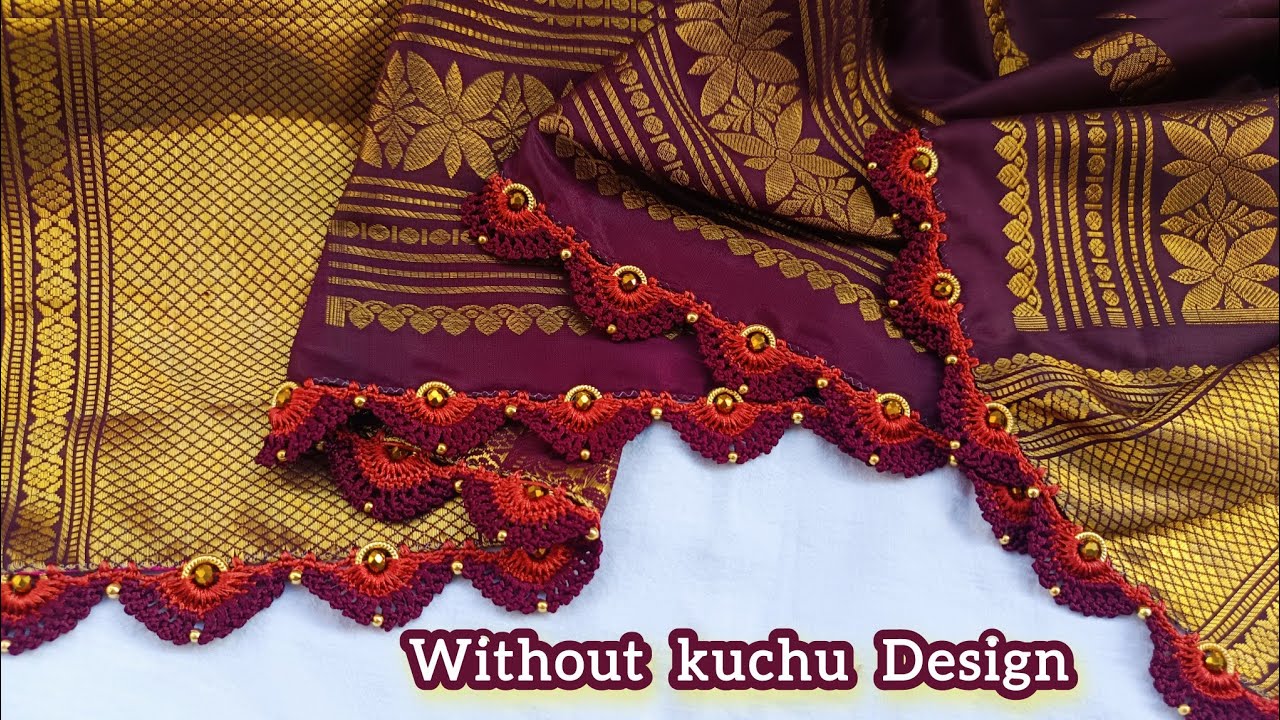 Letest. saree kuchu designs |  bridal saree kuchu designs | without kuchu designs #madhusareekuchu