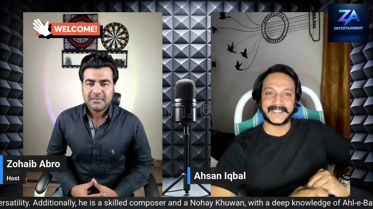 Гость: Ахсан Икбал - певец | Нохай Хуван | EP-29 | Подкаст в прямом эфире с Зохаибом Абро