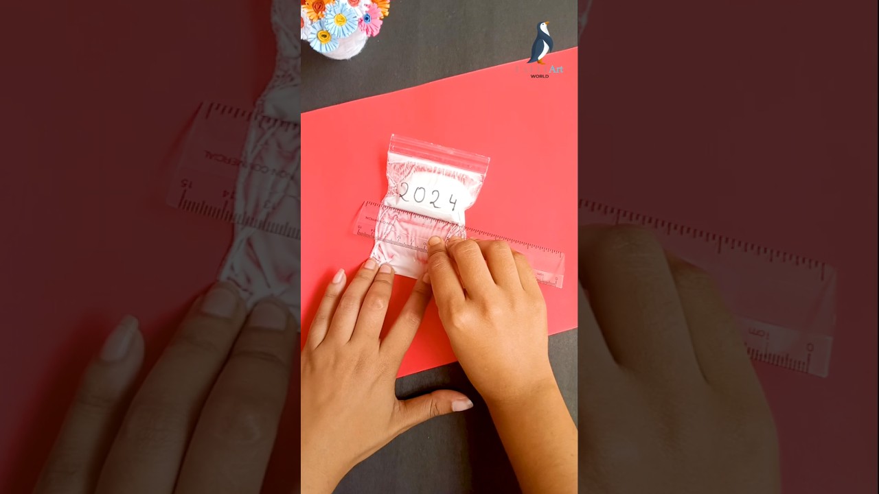New Year Craft 2025🎊🎈 #vira #craft #youtubeshorts #tranding #tutorial #kids #2024-2025craft #newyear