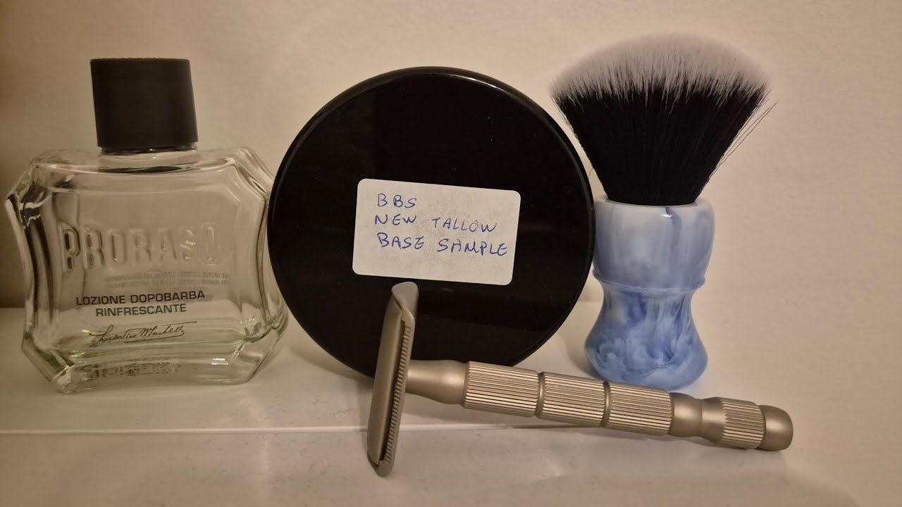 Wetshaving: Base testing - New tallow base from BBS