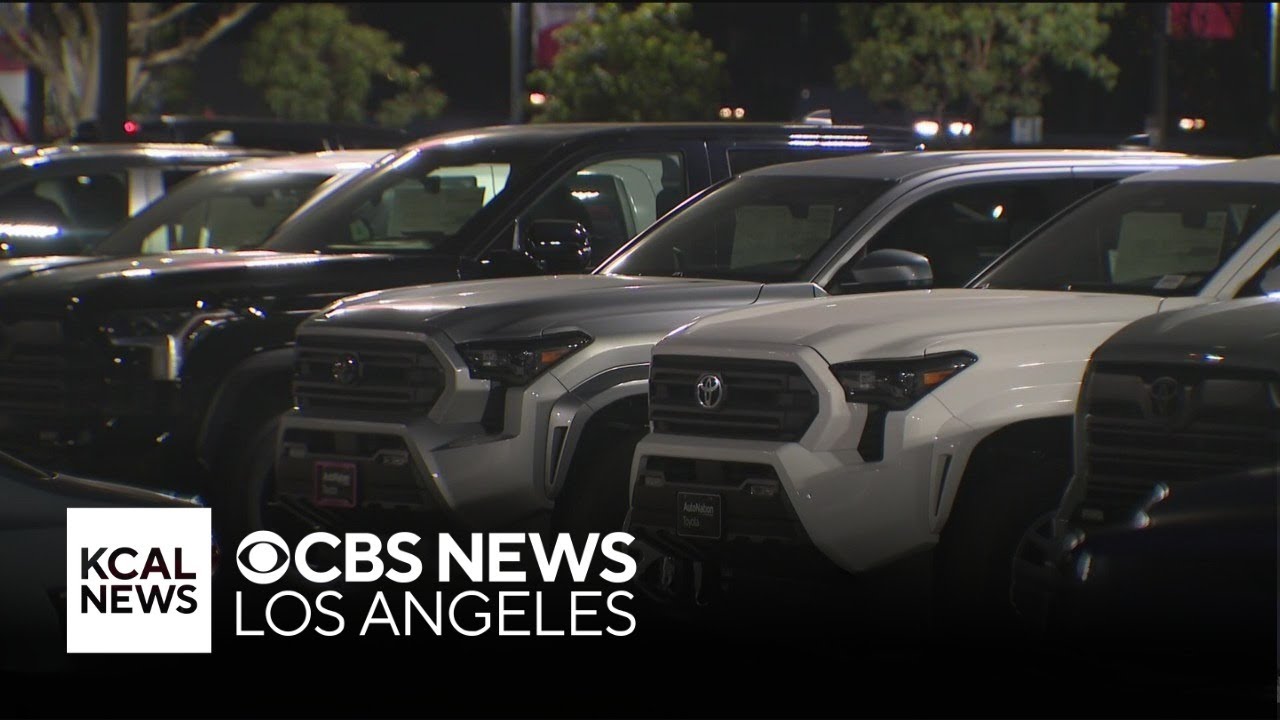 Car buyers and dealerships prepare for potential fallout from Trump's tariffs