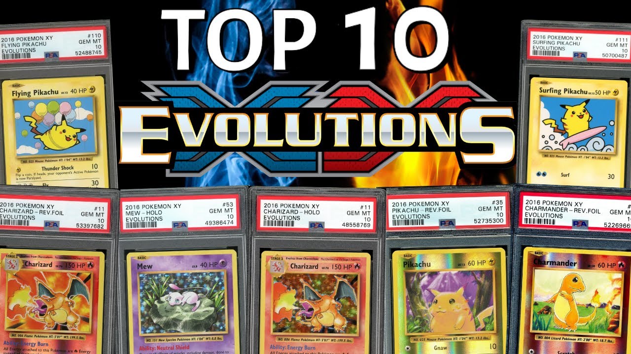 Top 10 Expensive Pokémon XY Evolutions Cards! (2022)