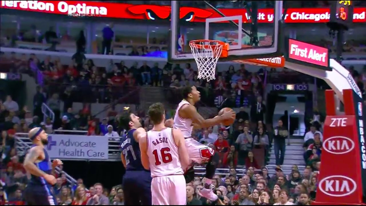 Derrick Rose - Fantastic Finisher (Aerial Acrobatics) 15/16