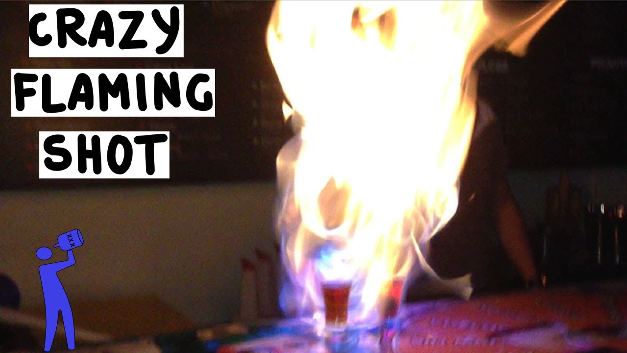 Dangerous FLAMING SHOT! - Medell&iacute;n, Colombia - Tipsy Bartender