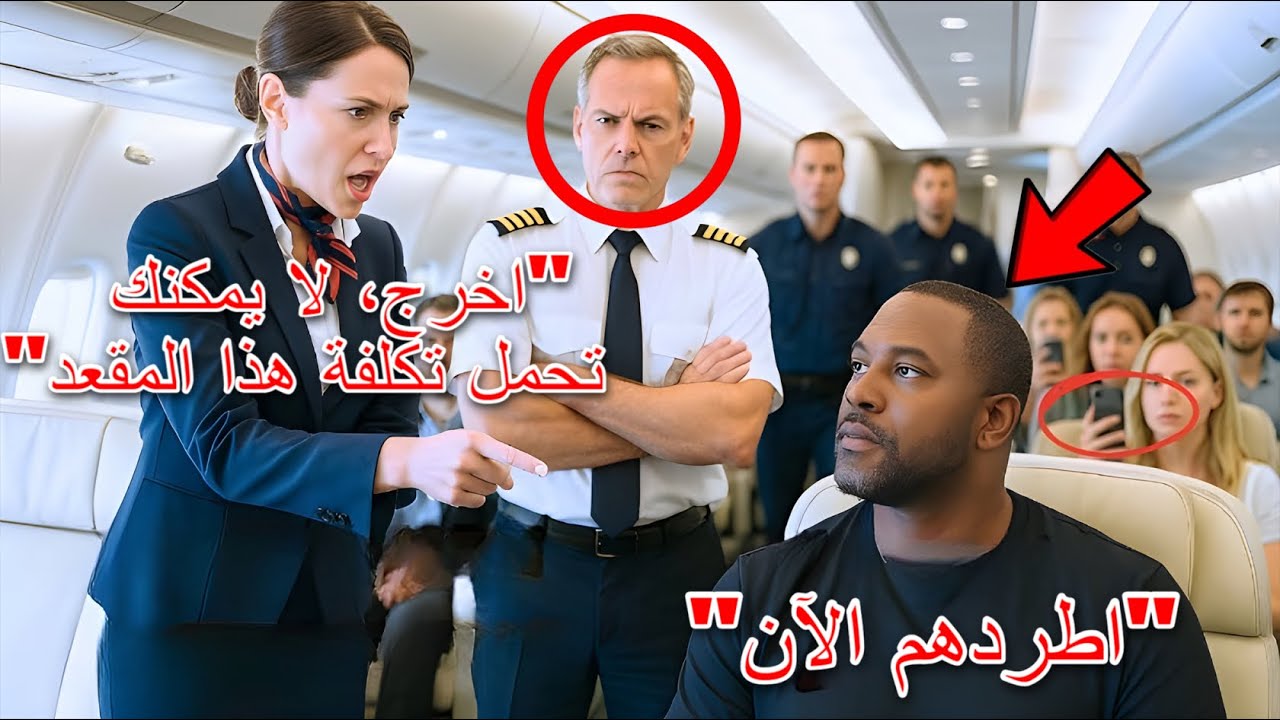 مدير تنفيذي أسود يُمنع من الجلوس في الدرجة الأولى من قِبل الموظفين - بعد ثلاثين دقيقة، يُطرد الطاقم!