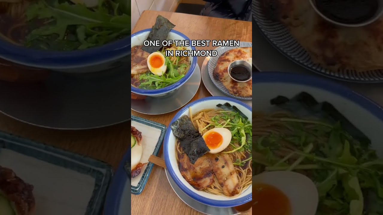 Top Ramen Spot in Richmond BC | Yuzu Ramen From Japan #shorts