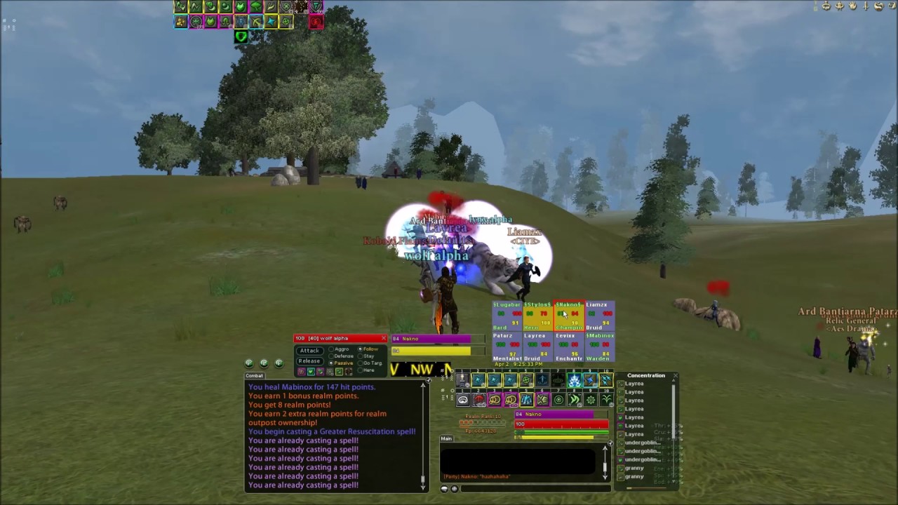 DAoC Ywain - 04/02/17 Druid POV 8vXX