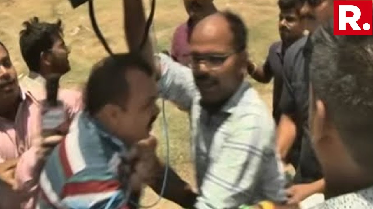 WATCH: Scuffle Breaks Out In Patna, Tej Pratap's Men Attacked Journalist