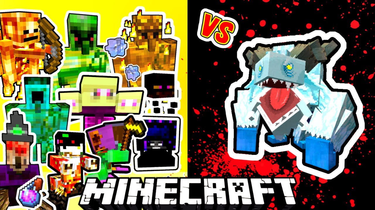 Frostmaw Vs. Mutated Mobs in Minecraft