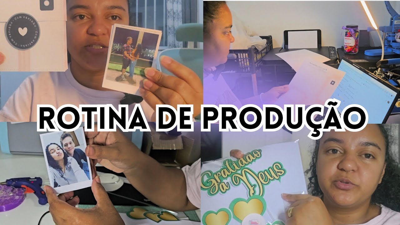 ROTINA DE PRODUÇÃO | TOPO DE BOLO | FIZ FOTOS POLAROID COM ÍMA PARA PORTFÓLIO