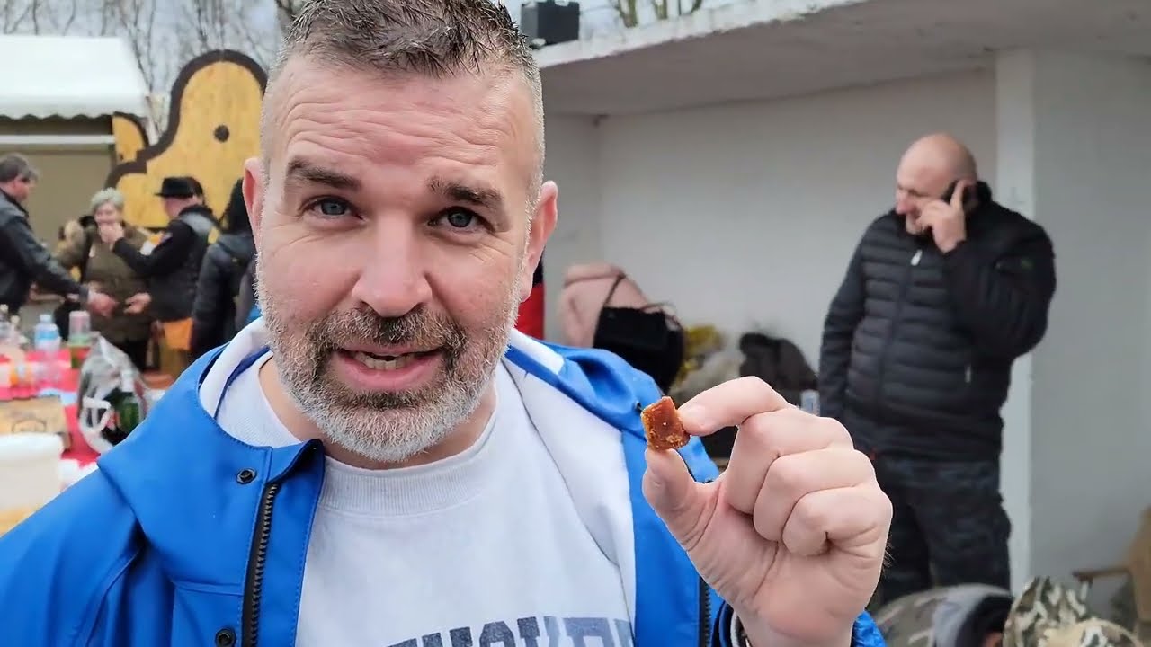 Enjoying Čvarak Fest in Muzlja, Serbia 🇷🇸: Trying Wild Boar Goulash,  Cvarci, Rakija and More