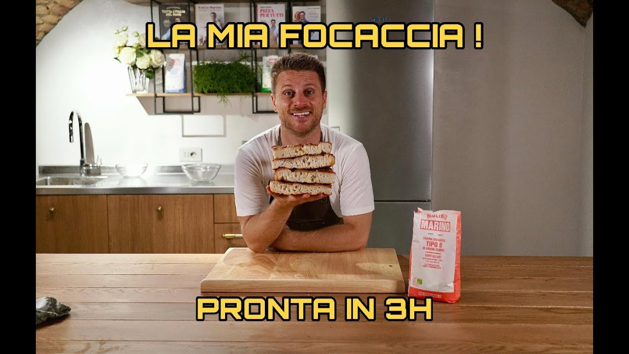 Focaccia semplice - come prepararla a casa !