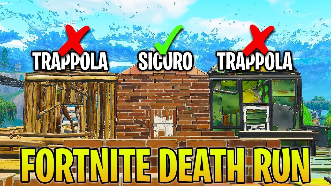 DEATH RUN IMPOSSIBILE SU FORTNITE PARCO GIOCHI!! w/ S7ORMy