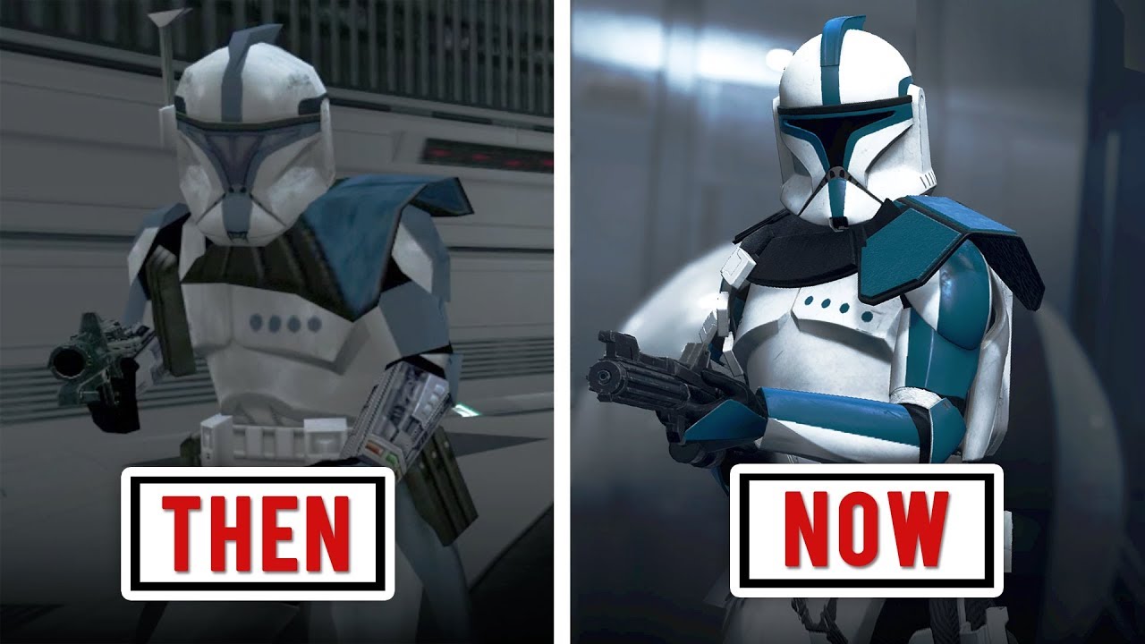 STAR WARS BATTLFRONT COMPARISON - Phase 1 Clone Troopers | Then vs Now (2004 vs 2005 vs 2018)