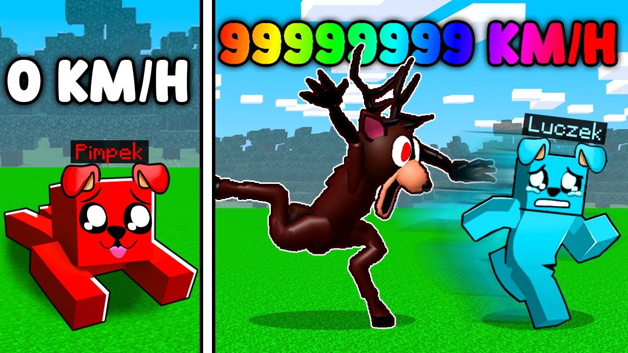 UCIEKAMY PRZED JELENIEM w Minecraft ⚡⚡⚡