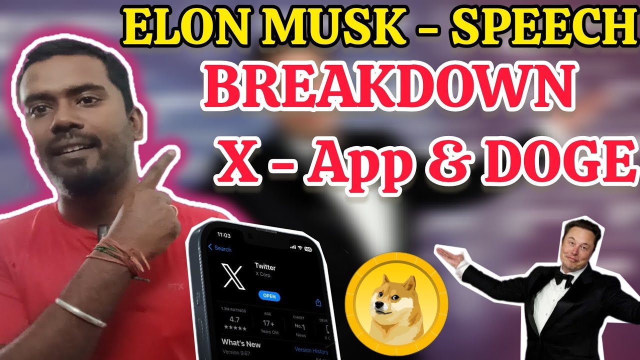Elon Musk Speech Breakdown | Will Doge coin Payments Come? | Karma Crypto Tamil