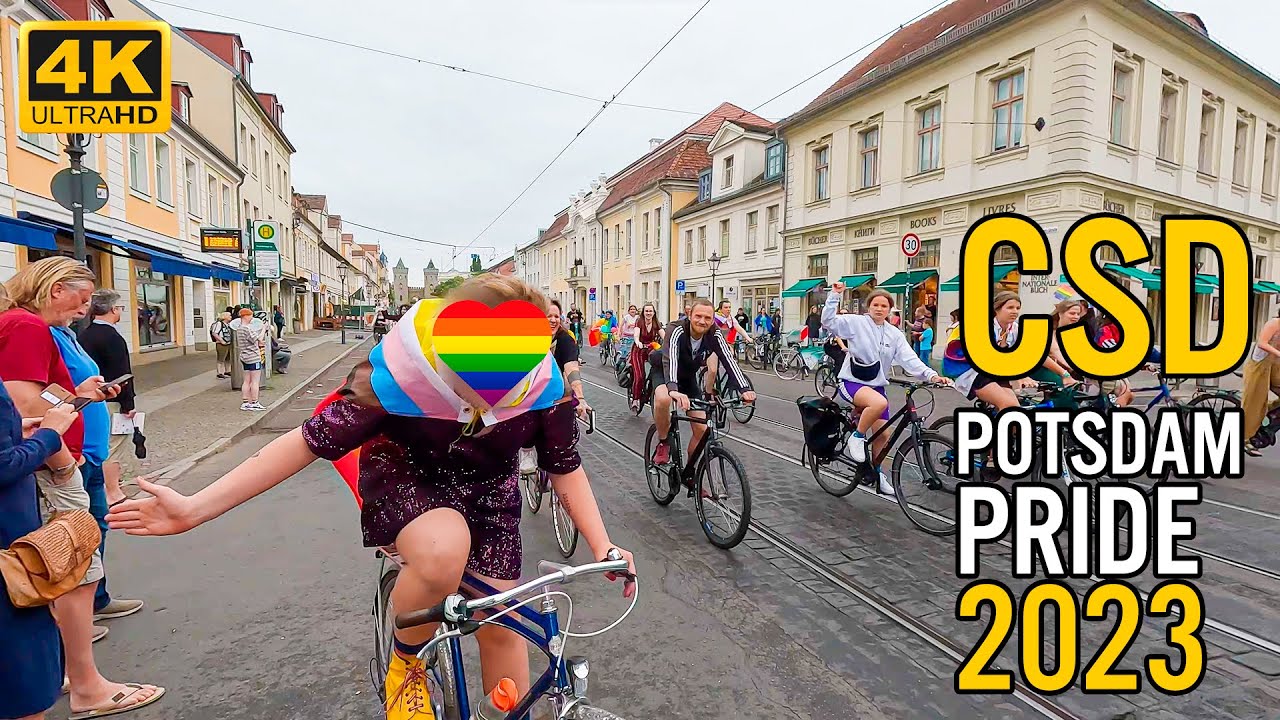 Germany 🌈 PRIDE (CSD) in POTSDAM | 4K SDR