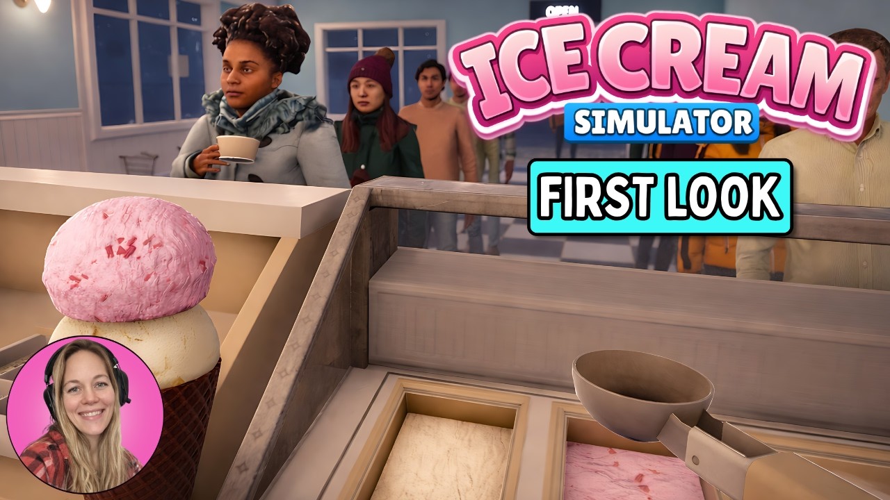 Starting my own ICE CREAM Shop! | Ice Cream Simulator | Early First Look