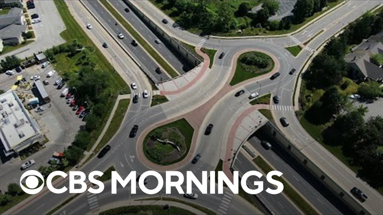 Indiana city uses roundabouts to make roads safer while helping the environment