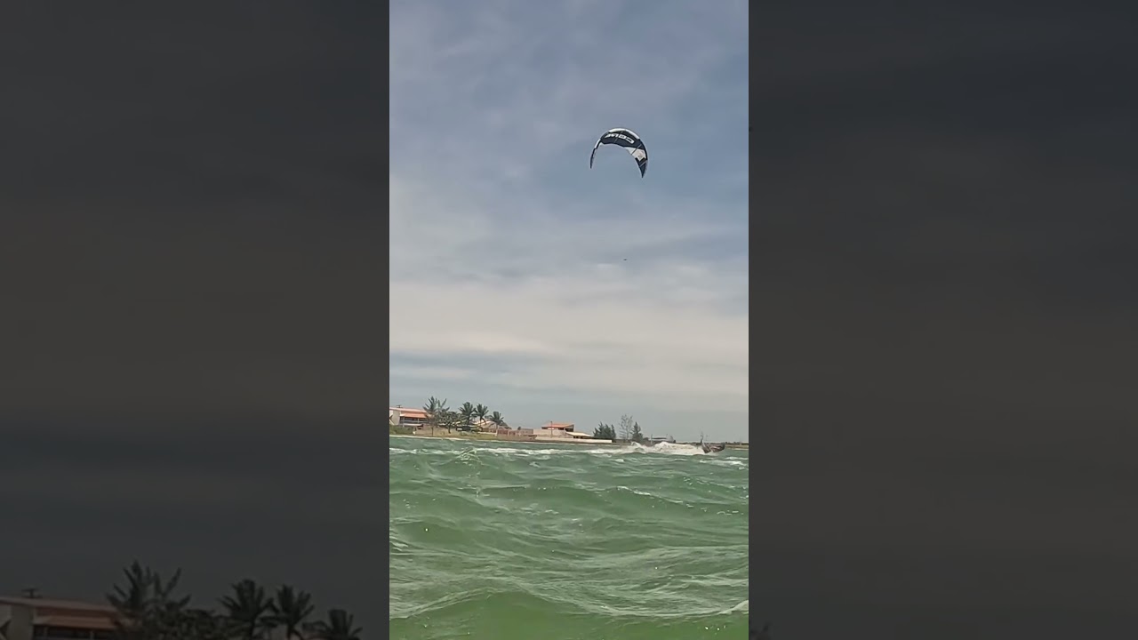 Kitesurf Backroll Hand Drag com Caio Steel