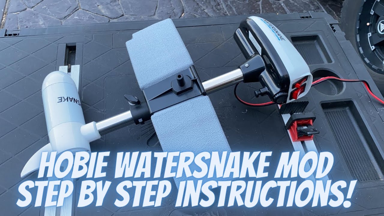 Hobie Watersnake mod install step by step.